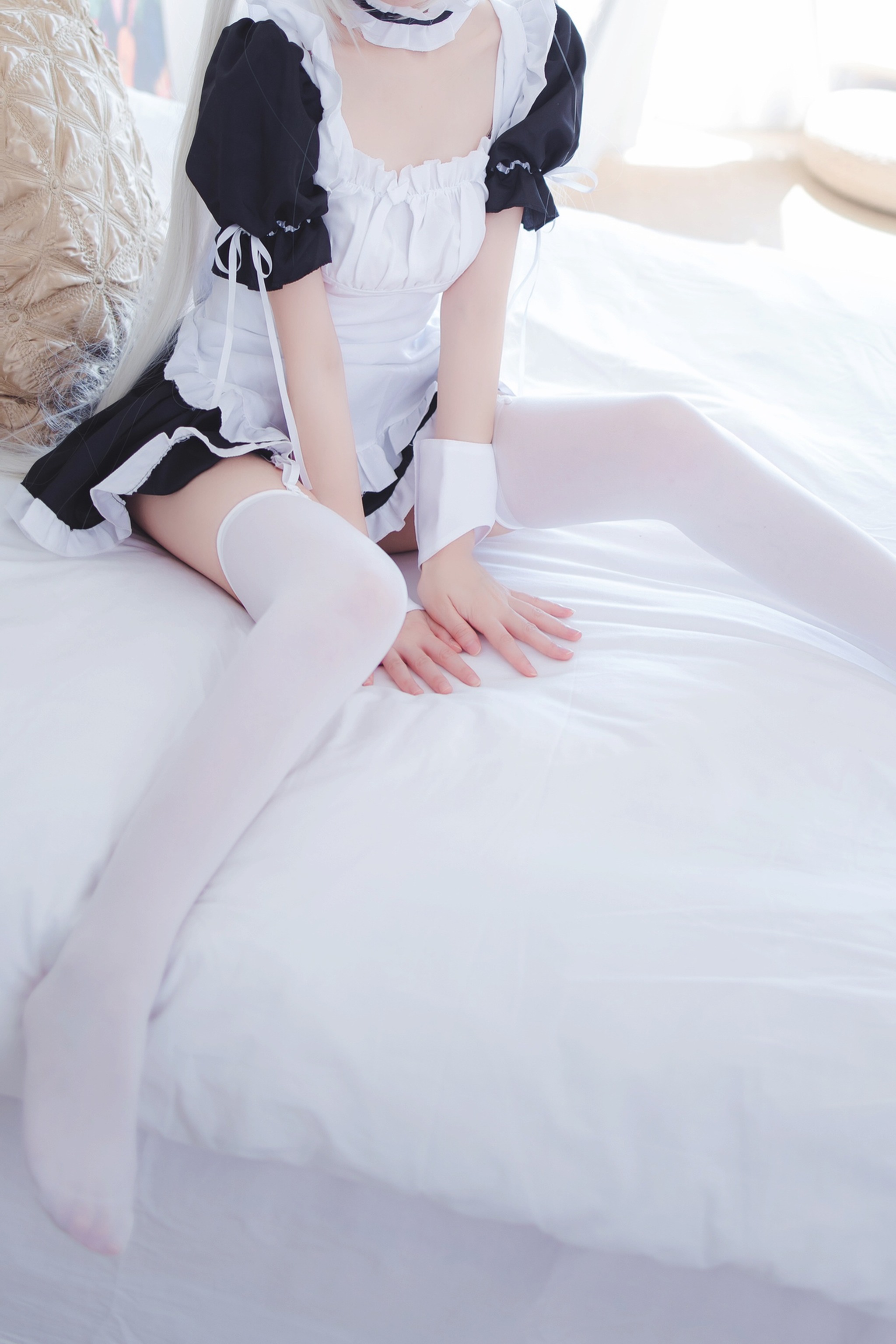 图片[1]-Coser衣衣 – NO.012 穹妹女仆 [28P]-XikXak
